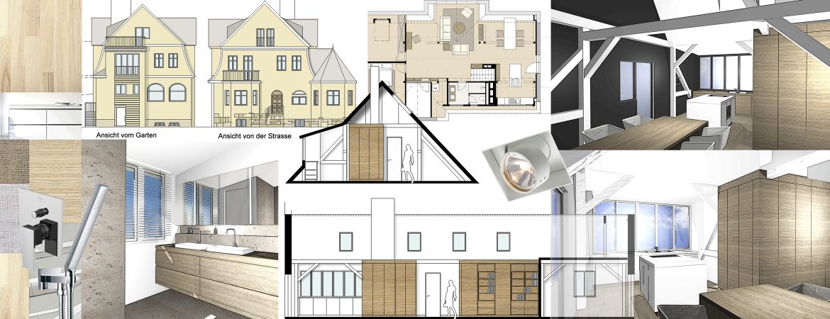 attic conversion floorplan 3d rendering