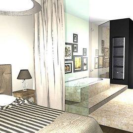 bathroom 3d rendering