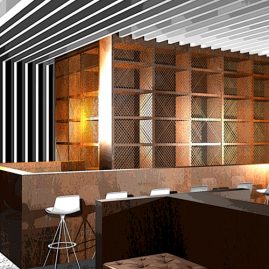 3D rendering corten steel